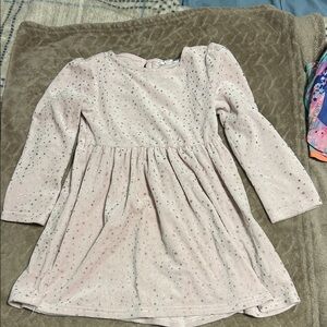 GAP Light Pink Sparkle Kids Dress